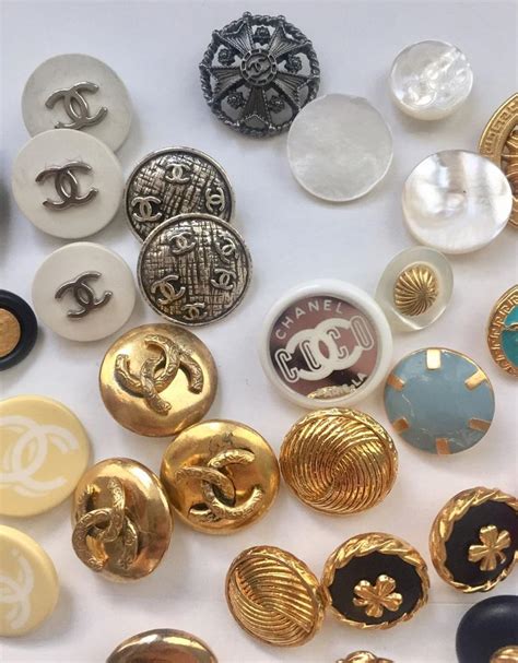 chanel buttons vintage|old chanel buttons.